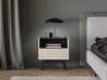 Design Plus Studio Kuchni & Salon Meblowy | Freshion 06 cashmere/czarny - szafka 1S | 