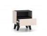 Design Plus Studio Kuchni & Salon Meblowy | Freshion 06 cashmere/czarny - szafka 1S | 