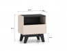 Design Plus Studio Kuchni & Salon Meblowy | Freshion 06 cashmere/czarny - szafka 1S | 