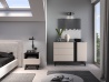 Design Plus Studio Kuchni & Salon Meblowy | Freshion 06 cashmere/czarny - szafka 1S | 