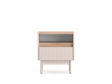 Design Plus Studio Kuchni & Salon Meblowy | Dunea 08 cashmere / dąb cremona torro - szafka 1S | 