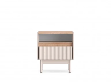 Design Plus Studio Kuchni & Salon Meblowy | Dunea 08 cashmere / dąb cremona torro - szafka 1S | 