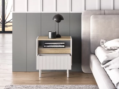Design Plus Studio Kuchni & Salon Meblowy | Dunea 08 cashmere / dąb cremona torro - szafka 1S | 