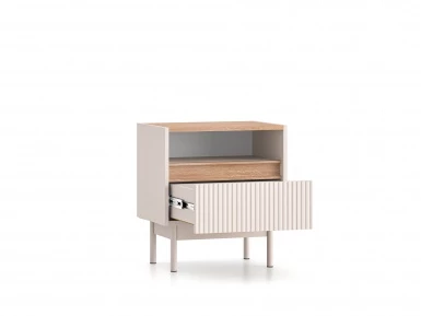 Design Plus Studio Kuchni & Salon Meblowy | Dunea 08 cashmere / dąb cremona torro - szafka 1S | 