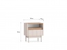 Design Plus Studio Kuchni & Salon Meblowy | Dunea 08 cashmere / dąb cremona torro - szafka 1S | 