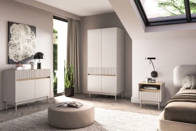 Design Plus Studio Kuchni & Salon Meblowy | Dunea 08 cashmere / dąb cremona torro - szafka 1S | 