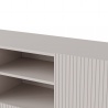 Design Plus Studio Kuchni & Salon Meblowy | PAXOS KM-1 komoda, kolor: kaszmir - czarny (2p1szt) | 5905248137752