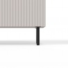 Design Plus Studio Kuchni & Salon Meblowy | PAXOS KM-2 komoda, kolor: kaszmir - czarny (2p1szt) | 5905248137769
