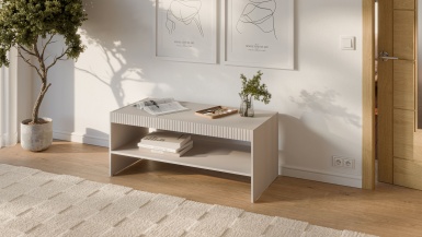 Design Plus Studio Kuchni & Salon Meblowy | PAXOS LAW-1 ława, kolor: kaszmir - czarny (1p1szt) | 5905248137806