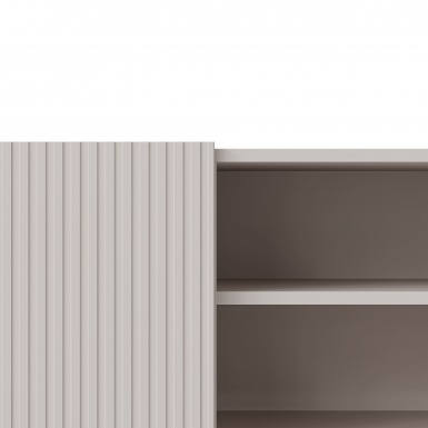 Design Plus Studio Kuchni & Salon Meblowy | PAXOS RTV-1 TV stolik RTV 150 cm, kolor: kaszmir - czarny (2p1szt) | 5905248137776