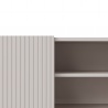Design Plus Studio Kuchni & Salon Meblowy | PAXOS RTV-1 TV stolik RTV 150 cm, kolor: kaszmir - czarny (2p1szt) | 5905248137776