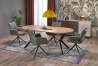 Design Plus Studio Kuchni & Salon Meblowy | PERONI stół rozkładany orzech - czarny (2p1szt) | 5905248137233