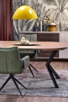 Design Plus Studio Kuchni & Salon Meblowy | PERONI stół rozkładany orzech - czarny (2p1szt) | 5905248137233