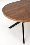 Design Plus Studio Kuchni & Salon Meblowy | PERONI stół rozkładany orzech - czarny (2p1szt) | 5905248137233
