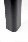 Design Plus Studio Kuchni & Salon Meblowy | RINGO stół kolor blat kaszmir, nogi - czarny (102-142x102x76 cm) (2p1szt) | 5905248137363