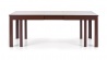 Design Plus Studio Kuchni & Salon Meblowy | SEWERYN 160/300 cm stół kolor ciemny orzech (160-300x90x76 cm) (3p1szt) | 2010001155102