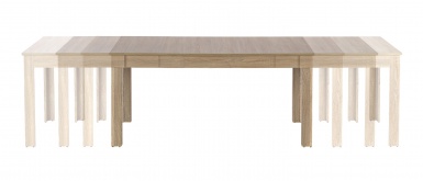Design Plus Studio Kuchni & Salon Meblowy | SEWERYN 160/300 cm stół kolor dąb sonoma (160-300x90x76 cm) (3p1szt) | 2010001151296