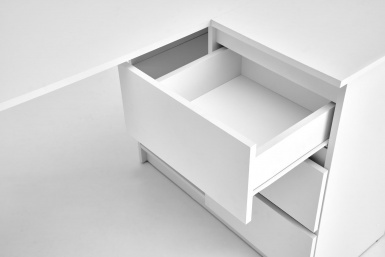 Design Plus Studio Kuchni & Salon Meblowy | BEGA biurko, biały (2p1szt) | 5905248137417