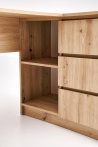 Design Plus Studio Kuchni & Salon Meblowy | BEGA biurko, dąb artisan (2p1szt) | 5905248137424