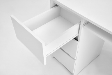 Design Plus Studio Kuchni & Salon Meblowy | CINO biurko, biały (2p1szt) | 5905248137448