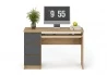 Design Plus Studio Kuchni & Salon Meblowy | CINO biurko, dąb artisan / grafitowy (2p1szt) | 5905248137462