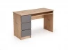 Design Plus Studio Kuchni & Salon Meblowy | CINO biurko, dąb artisan / grafitowy (2p1szt) | 5905248137462