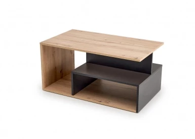 Design Plus Studio Kuchni & Salon Meblowy | IVA ława, dąb artisan / czarny (1p1szt) | 5905248137578