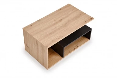 Design Plus Studio Kuchni & Salon Meblowy | IVA ława, dąb artisan / czarny (1p1szt) | 5905248137578