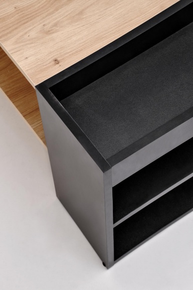 Design Plus Studio Kuchni & Salon Meblowy | MURCIA ława, dąb artisan / czarny (1p1szt) | 5905248155893