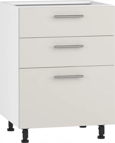 Design Plus Studio Kuchni & Salon Meblowy | VENTO D3S-60/82 szafka dolna z szufladami, mechanizm Hettich front: kaszmir (1p1szt) | 5905248137929