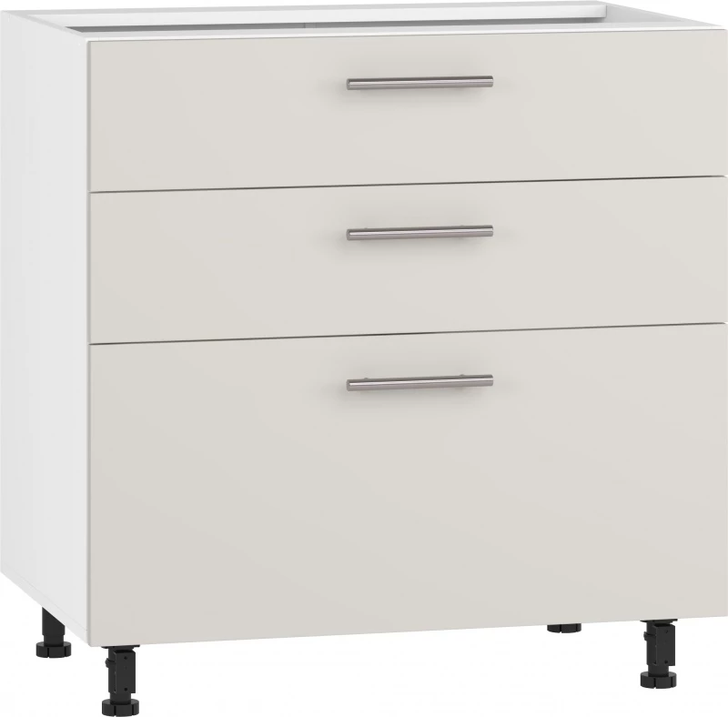 Design Plus Studio Kuchni & Salon Meblowy | VENTO D3S-80/82 szafka dolna z szufladami, mechanizm Hettich front: kaszmir (1p1szt) | 5905248137943