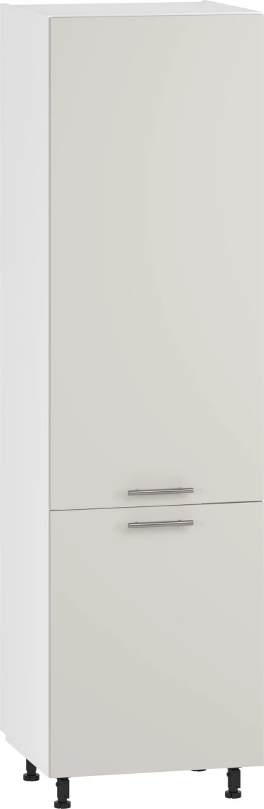 Design Plus Studio Kuchni & Salon Meblowy | VENTO DL-60/214 szafka dolna wysoka front: kaszmir (2p1szt) szafka pod zabudowę lodówki | 5905248138087