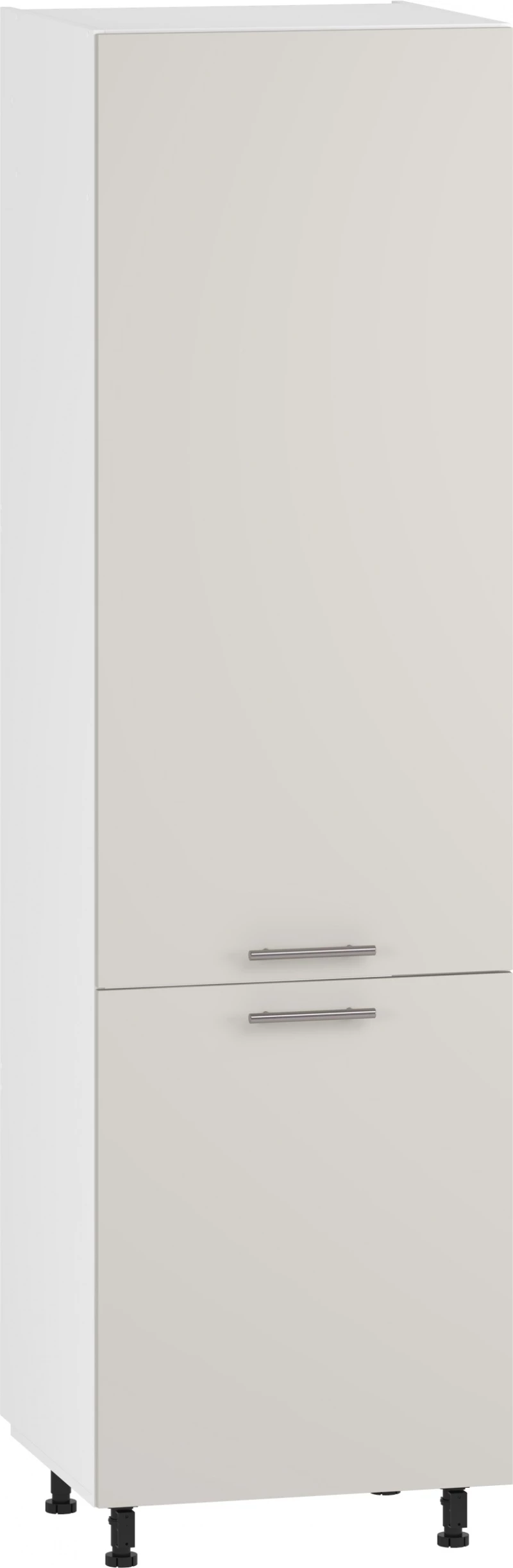 Design Plus Studio Kuchni & Salon Meblowy | VENTO DL-60/214 szafka dolna wysoka front: kaszmir (2p1szt) szafka pod zabudowę lodówki | 5905248138087