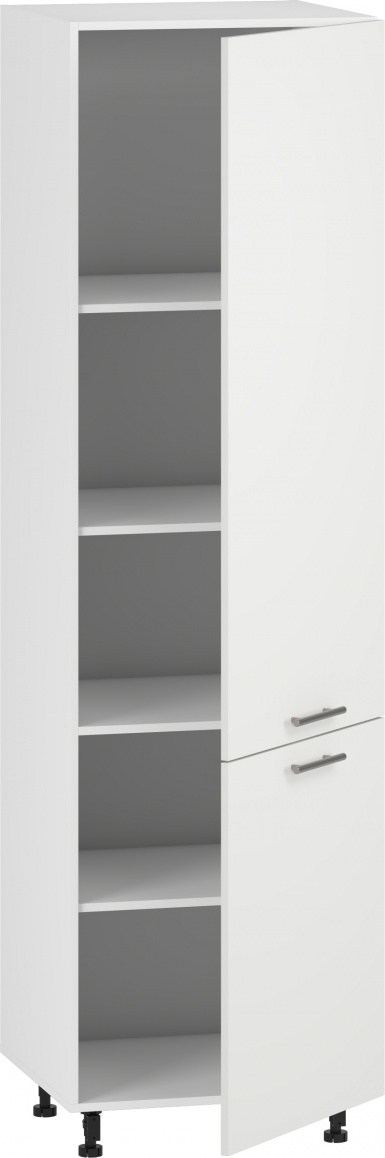 Design Plus Studio Kuchni & Salon Meblowy | VENTO DU-60/214 szafka dolna uniwersalna front: biały mat (2p1szt) | 5905248138193