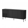 Design Plus Studio Kuchni & Salon Meblowy | ABI komoda czarny mat/ czarny mat | 2010001199175