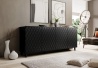 Design Plus Studio Kuchni & Salon Meblowy | ASTI komoda czarny mat/ czarny mat | 2010001198529