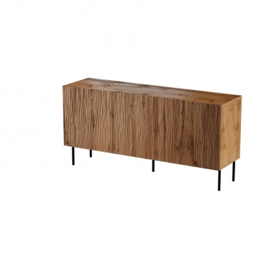 Design Plus Studio Kuchni & Salon Meblowy | JUNGLE KMODA 152 dąb wotan mat/ czarny mat | 2010001193647