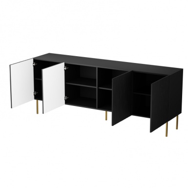 Design Plus Studio Kuchni & Salon Meblowy | JUNGLE KMODA 190 czarny mat/ czarny mat | 2010001193609