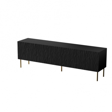 Design Plus Studio Kuchni & Salon Meblowy | JUNGLE RTV czarny mat/ czarny mat | 2010001193661