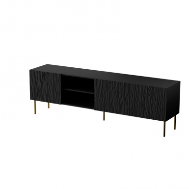 Design Plus Studio Kuchni & Salon Meblowy | JUNGLE RTV czarny mat/ czarny mat | 2010001193661