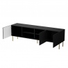 Design Plus Studio Kuchni & Salon Meblowy | JUNGLE RTV czarny mat/ czarny mat | 2010001193661