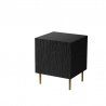 Design Plus Studio Kuchni & Salon Meblowy | JUNGLE szafka nocna (2 szt. ) czarny mat/ czarny mat | 2010001193692