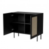 Design Plus Studio Kuchni & Salon Meblowy | JUTA komoda 100 (2D) czarny mat | 2010001199441