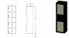 Design Plus Studio Kuchni & Salon Meblowy | JUTA witryna 2D czarny mat | 2010001199472