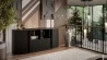 Design Plus Studio Kuchni & Salon Meblowy | MICHELLE komoda czarny/ dąb viking | 5903815003981