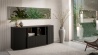 Design Plus Studio Kuchni & Salon Meblowy | MICHELLE komoda czarny/ dąb viking | 5903815003981