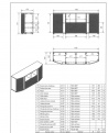Design Plus Studio Kuchni & Salon Meblowy | MICHELLE komoda czarny/ dąb viking | 5903815003981