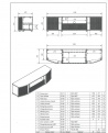 Design Plus Studio Kuchni & Salon Meblowy | MICHELLE szafka RTV czarny/ dąb viking | 5903815009372