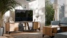 Design Plus Studio Kuchni & Salon Meblowy | OVO szafka RTV beton ciemny/dąb pradawny | 5903815009235