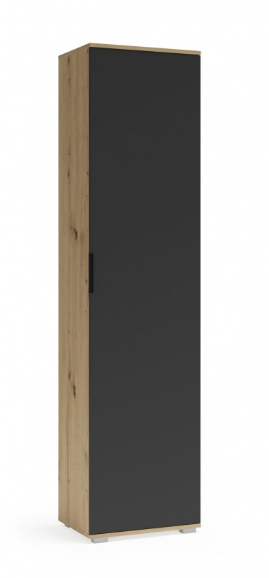 Design Plus Studio Kuchni & Salon Meblowy | CLIF SL-50 słupek, dąb artisan / antracyt (2p1szt) | 5905248138537